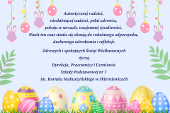 Pink and Yellow Playful Easter Card - 1